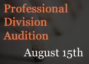 Professional Training Division Audition